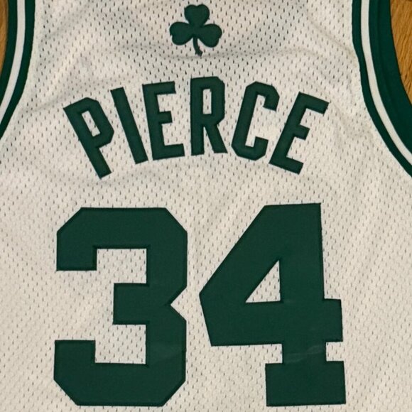 NWT adidas Paul Pierce #34 Boston Celtics Home Swingman Basketball Jersey Large - Picture 8 of 9